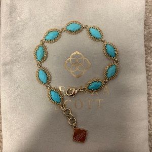 Kendra Scott blue stone bracelet